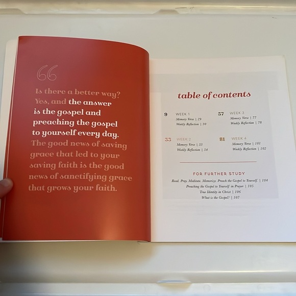 NWT The Daily Grace Co. “Preaching the Gospel to Yourself” Christian Study Book - Picture 7 of 9